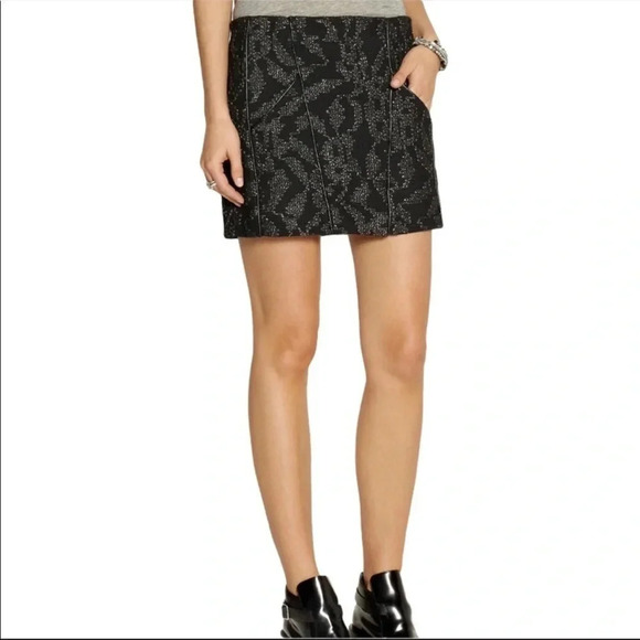 Maje embroidered metallic mini skirt - Picture 10 of 10